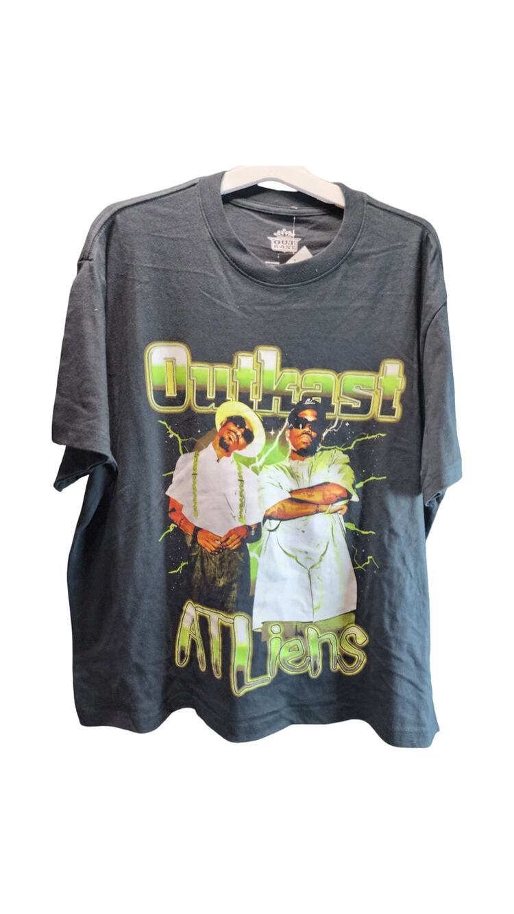 Original Use Outkast ATLiens Boxy Fit Graphic T-Shirt Black Men's Size XL NWT